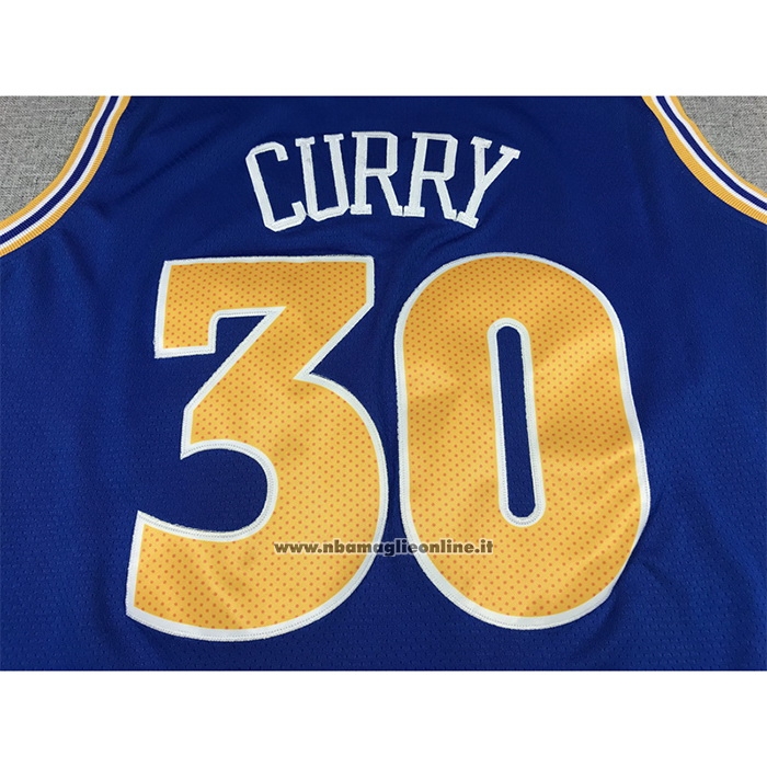Maglia Golden State Warriors Stephen Curry #30 Classic 2022-23 Blu